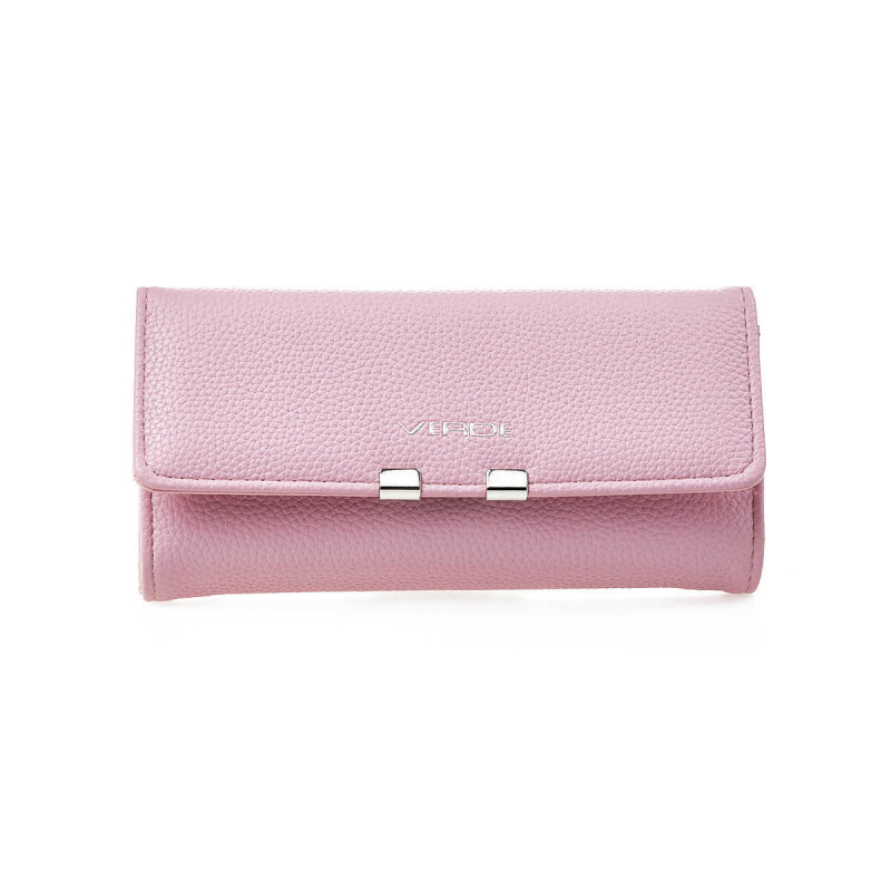 Verde Γυναικείο Πορτοφόλι ΡΟΖ 18-1434-pink - KalliopiSilver