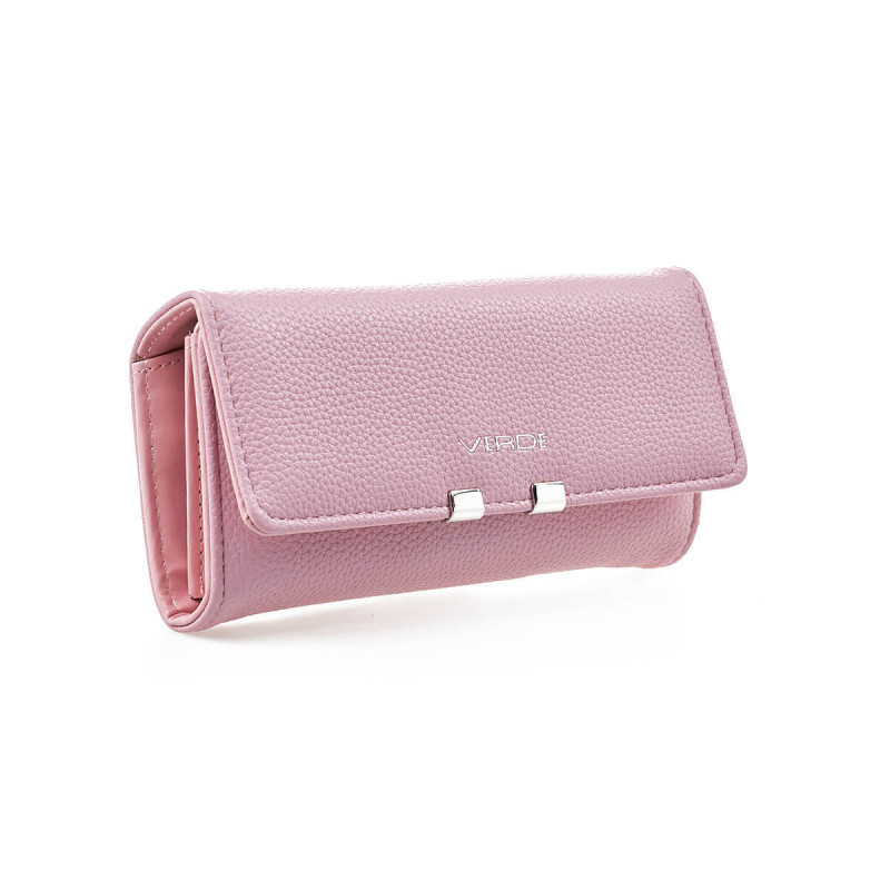 Verde Γυναικείο Πορτοφόλι ΡΟΖ 18-1434-pink - KalliopiSilver