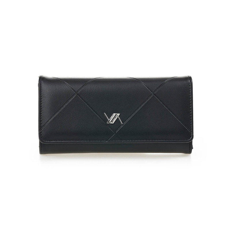 Verde Γυναικείο Πορτοφόλι ΜΑΥΡΟ 18-1441-black - KalliopiSilver