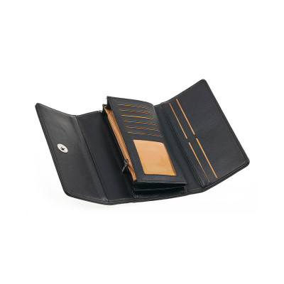 Verde Γυναικείο Πορτοφόλι ΜΑΥΡΟ 18-1441-black - KalliopiSilver