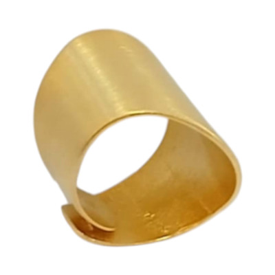 Γυναικειο δαχτυλιδι Prince Silvero gold φαρδυ καμπυλη ανοιγομενο 1X-RG065-3