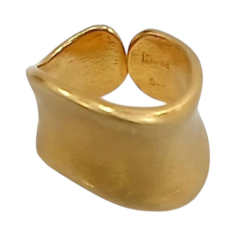 Γυναικειο δαχτυλιδι Prince Silvero gold φαρδυ καμπυλη ανοιγομενο 1X-RG066-3 - KalliopiSilver