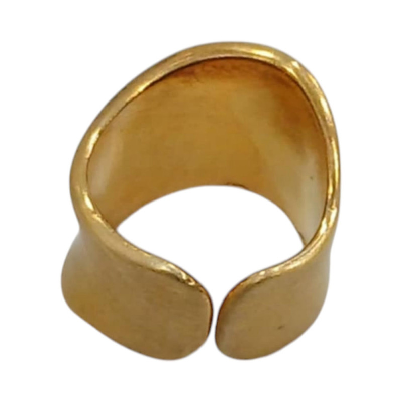 Γυναικειο δαχτυλιδι Prince Silvero gold φαρδυ καμπυλη ανοιγομενο 1X-RG066-3 - KalliopiSilver