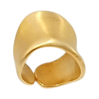 Γυναικειο δαχτυλιδι Prince Silvero gold φαρδυ καμπυλη ανοιγομενο 1X-RG066-3 - KalliopiSilver