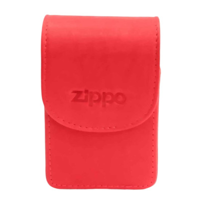 Zippo Δερμάτινη κοκκινη θήκη τσιγάρων για κλασσικό πακέτο 20 τσιγάρων 2005433-red