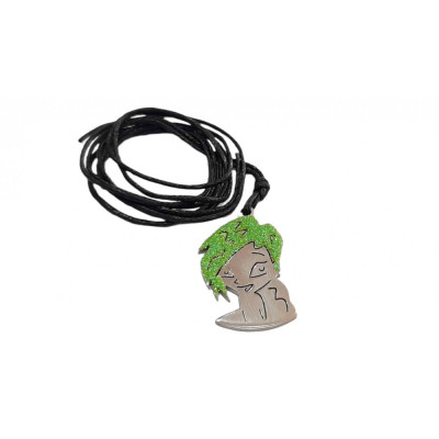 BD JEWELERY Γυναικειο Νεανικο κολιε μενταγιον ατσαλι με κορδονι 50cm 598018612