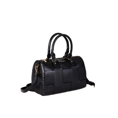 Τσάντα Χειρός Pierre Cardin Μαύρη από Patent Eco Leather με Καπιτονέ Ιμάντα Ώμου 2355-CH01-black Τσάντα Χειρός Pierre Cardin Μαύρη από Patent Eco Leather με Καπιτονέ Ιμάντα Ώμου 2355-CH01-black