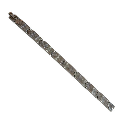 Kalliopisilver Ανδρικο βραχιολι ατσαλι ασημι 1,5χ23cm 306100760-001