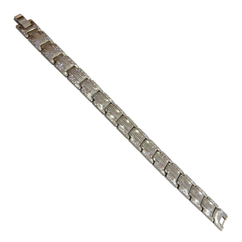 Kalliopisilver Ανδρικο βραχιολι ατσαλι ασημι 1,4χ21cm 306100760-003 Kalliopisilver Ανδρικο βραχιολι ατσαλι ασημι 1,4χ21cm 306100760-003