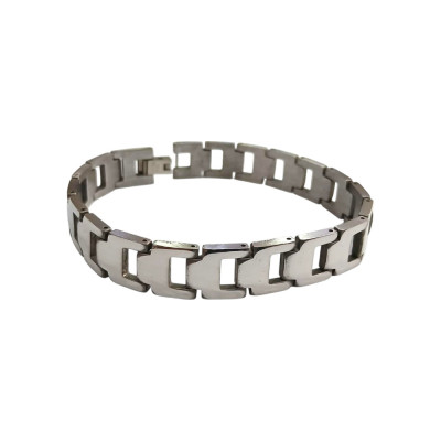 Kalliopisilver Ανδρικο βραχιολι ατσαλι ασημι 1,2χ22cm 306100916 Kalliopisilver Ανδρικο βραχιολι ατσαλι ασημι 1,2χ22cm 306100916