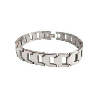 Kalliopisilver Ανδρικο βραχιολι ατσαλι ασημι 1,2χ22cm 306100916 Kalliopisilver Ανδρικο βραχιολι ατσαλι ασημι 1,2χ22cm 306100916