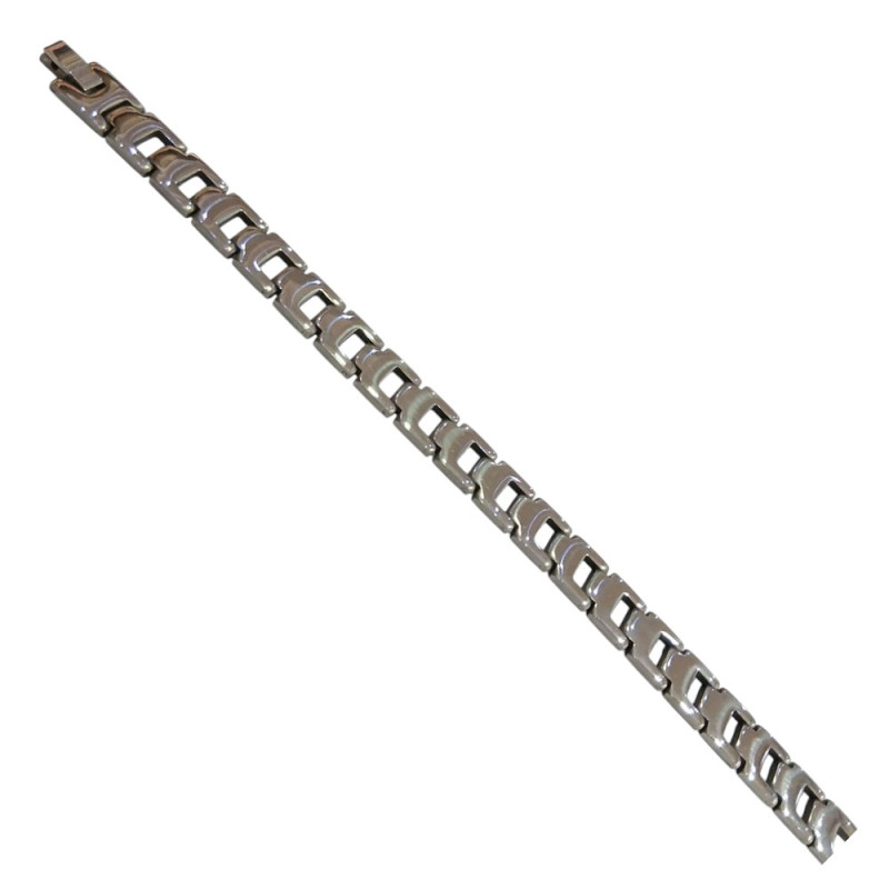 Kalliopisilver Ανδρικο βραχιολι ατσαλι ασημι 1,2χ22cm 306100916 Kalliopisilver Ανδρικο βραχιολι ατσαλι ασημι 1,2χ22cm 306100916