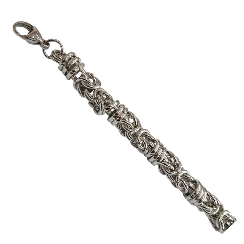 Kalliopisilver Ανδρικο βραχιολι ατσαλι ασημι 1χ23cm 306101297-001 Kalliopisilver Ανδρικο βραχιολι ατσαλι ασημι 1χ23cm 306101297-001