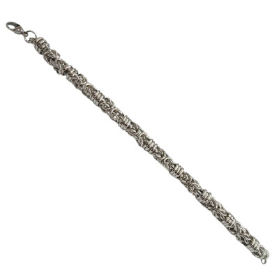 Kalliopisilver Ανδρικο βραχιολι ατσαλι ασημι 1χ23cm 306101297-001 Kalliopisilver Ανδρικο βραχιολι ατσαλι ασημι 1χ23cm 306101297-001