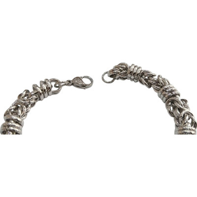 Kalliopisilver Ανδρικο βραχιολι ατσαλι ασημι 1χ23cm 306101297-001 Kalliopisilver Ανδρικο βραχιολι ατσαλι ασημι 1χ23cm 306101297-001