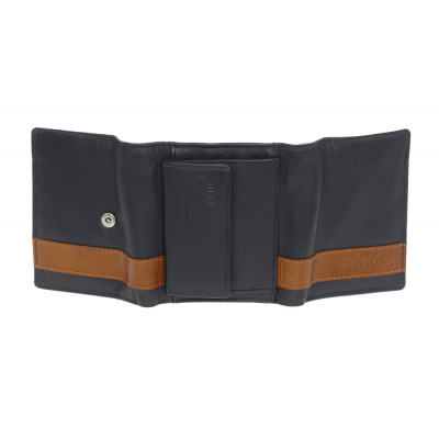 lavor 3301 dark blue  πορτοφολι μικρο μεγεθος δερμάτινο