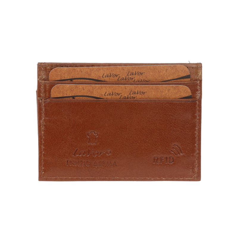 Ανδρικη Δερμάτινη Καρτοθήκη Lavor 1-3310 Cognac - KalliopiSilver