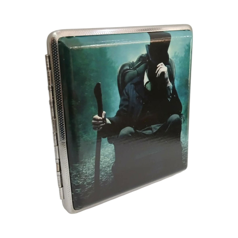 Μεταλλικη ταμπακιερα θεμα Ανδρας 10χ10x1,5cm 43330-4