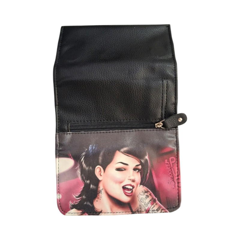 Καπνοσακουλα καπνοθηκη συνθετικη σχεδιο Pin Up Girl 14x8cm 44607-014-20 Καπνοσακουλα καπνοθηκη συνθετικη σχεδιο Pin Up Girl 14x8cm 44607-014-20