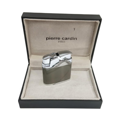Αναπτήρας PIERRE CARDIN Υγραερίου μικρος ασημι γκρι χρωμα 5χ4,5χ1cm 45450-500-2 - KalliopiSilver