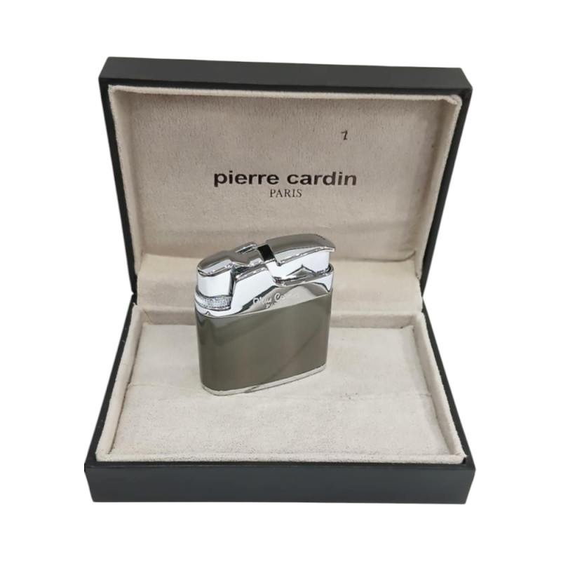Αναπτήρας PIERRE CARDIN Υγραερίου μικρος ασημι γκρι χρωμα 5χ4,5χ1cm 45450-500-2 - KalliopiSilver