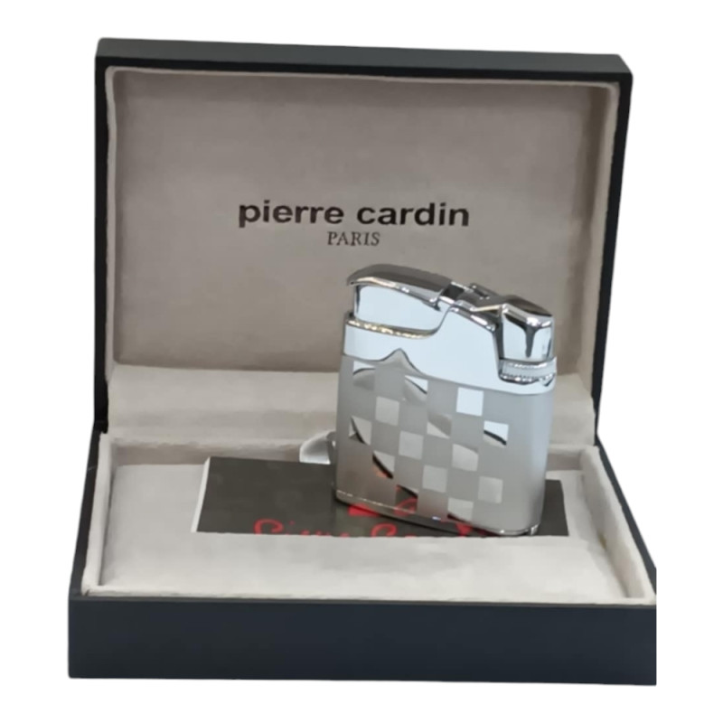 Αναπτήρας PIERRE CARDIN Υγραερίου μικρος ασημι χρωμα 5χ5χ2cm 45450-600 - KalliopiSilver