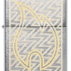 Αναπτήρας Zippo 48635 Tread Flame Design, Steel, Ασημί