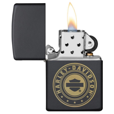 Αναπτήρας Zippo 49197 σε μαυρο χρώμα Harley-Davidson design - KalliopiSilver