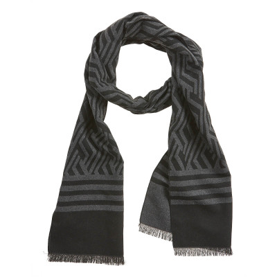 Verde Ανδρικό Κασκόλ Μαύρο 59-0059-BLACK - KalliopiSilver