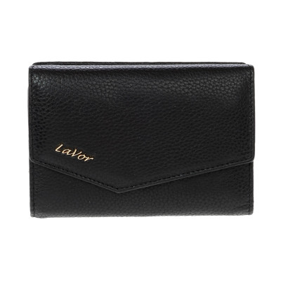 Γυναικειο δερματινο πορτοφολι lavor 6000 BLACK