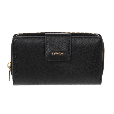 Γυναικειο δερματινο πορτοφολι lavor 6002 BLACK
