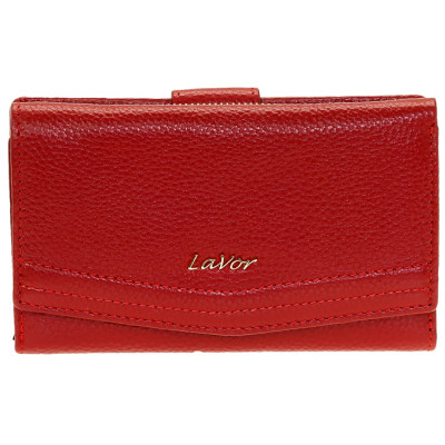 Γυναικειο Δερμάτινο Πορτοφόλι lavor-6019-red Κοκκκινο