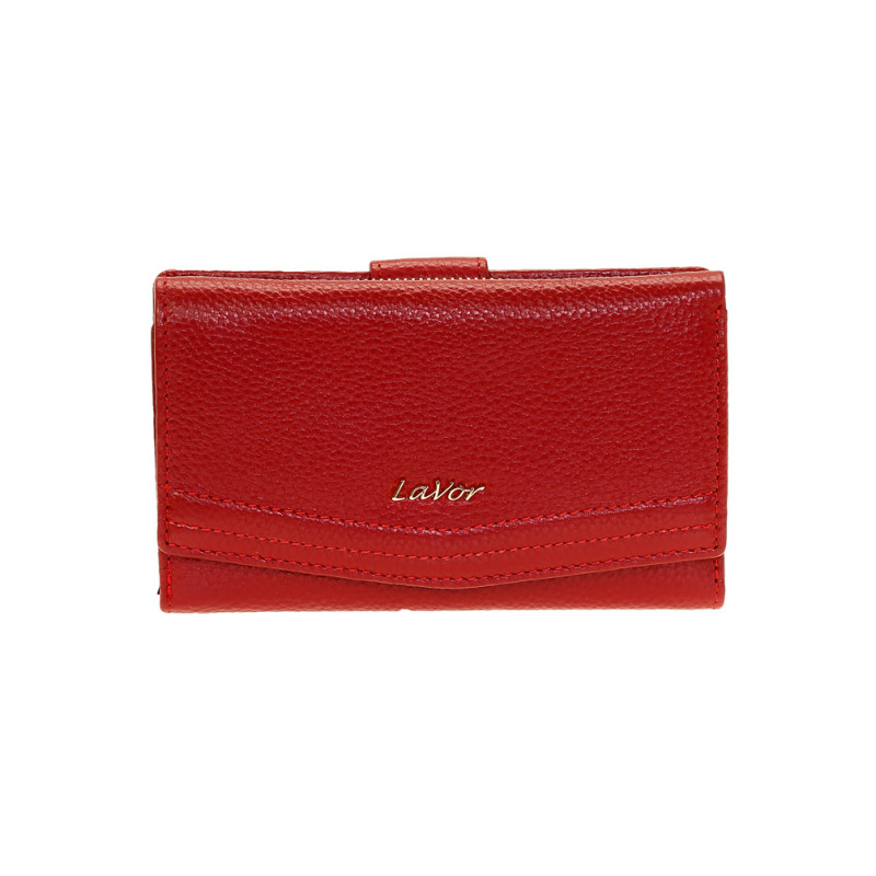 Γυναικειο Δερμάτινο Πορτοφόλι lavor-6019-red Κοκκκινο - KalliopiSilver