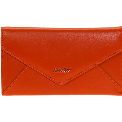 Γυναικειο Μεγαλο Δερμάτινο Πορτοφόλι lavor-6021-orange Πορτοκαλι