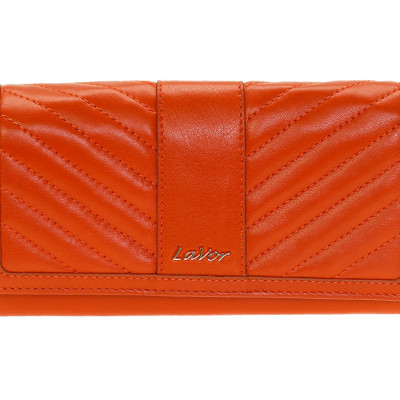 Γυναικειο Δερμάτινο Πορτοφόλι lavor-6022-orange Πορτοκαλι