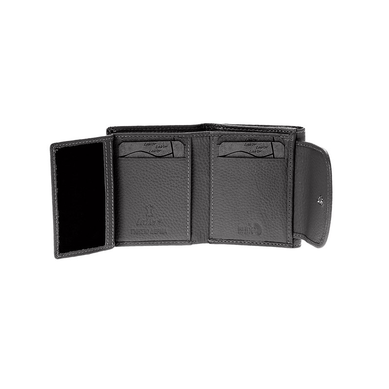 Γυναικειο Δερμάτινο Πορτοφόλι lavor-6024-black Μαυρο - KalliopiSilver