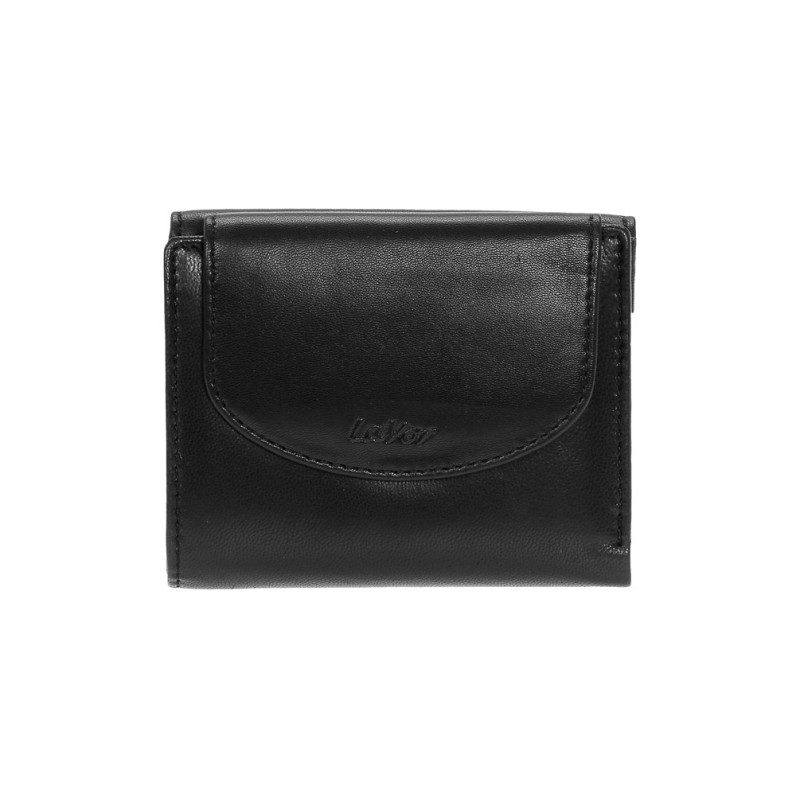 Γυναικειο Δερμάτινο Πορτοφόλι lavor-6024-black Μαυρο - KalliopiSilver