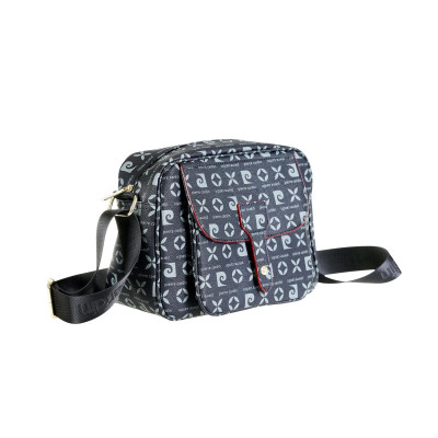 Pierre Cardin Messenger Bag μαυρη με Printed Logos & Ρυθμιζόμενο Λουρί 60271-GN06-black - KalliopiSilver Pierre Cardin Messenger Bag μαυρη με Printed Logos & Ρυθμιζόμενο Λουρί 60271-GN06-black - KalliopiSilver