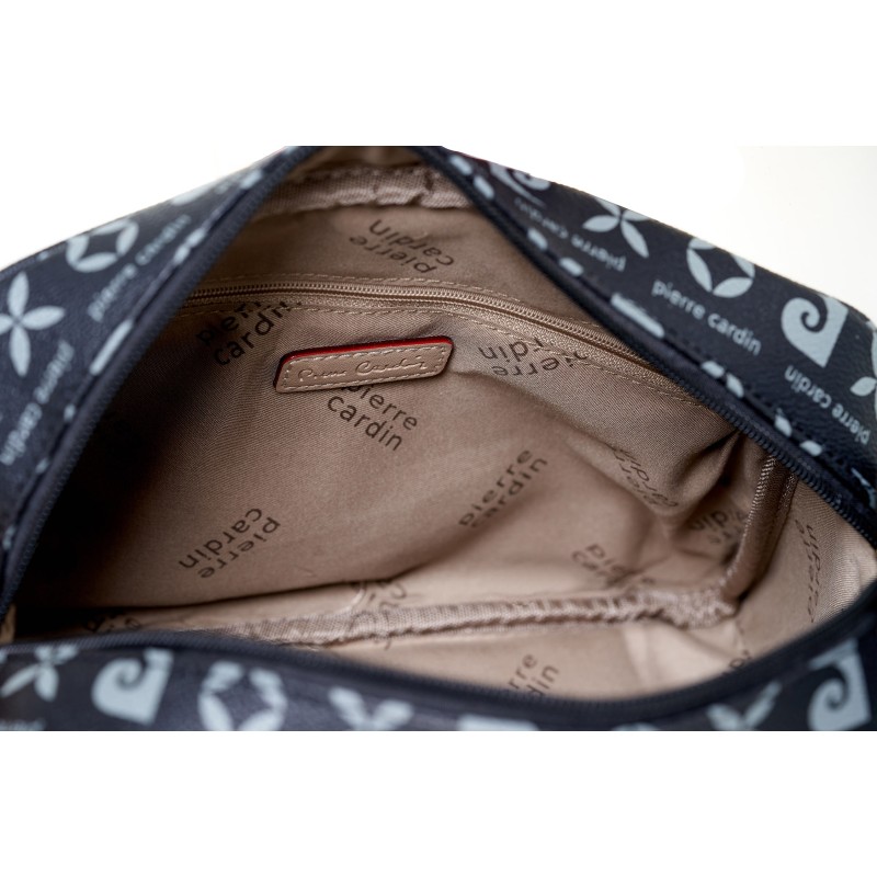 Pierre Cardin Messenger Bag μαυρη με Printed Logos & Ρυθμιζόμενο Λουρί 60271-GN06-black - KalliopiSilver Pierre Cardin Messenger Bag μαυρη με Printed Logos & Ρυθμιζόμενο Λουρί 60271-GN06-black - KalliopiSilver