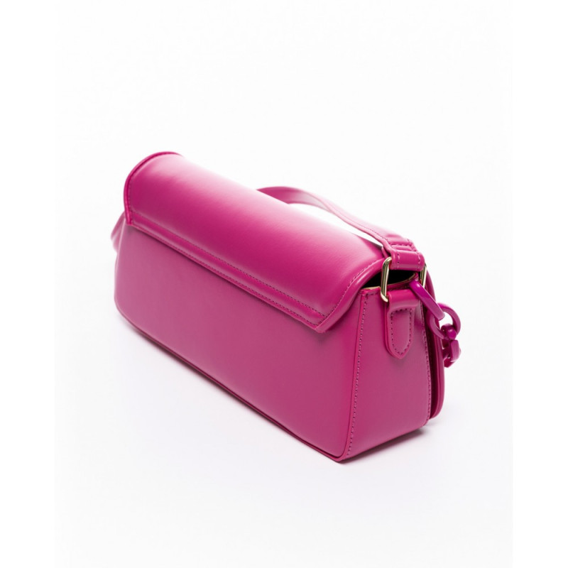 Τσάντα ώμου VETA CELEST magenta με διακοσμητική αλυσίδα 6043-5 - KalliopiSilver