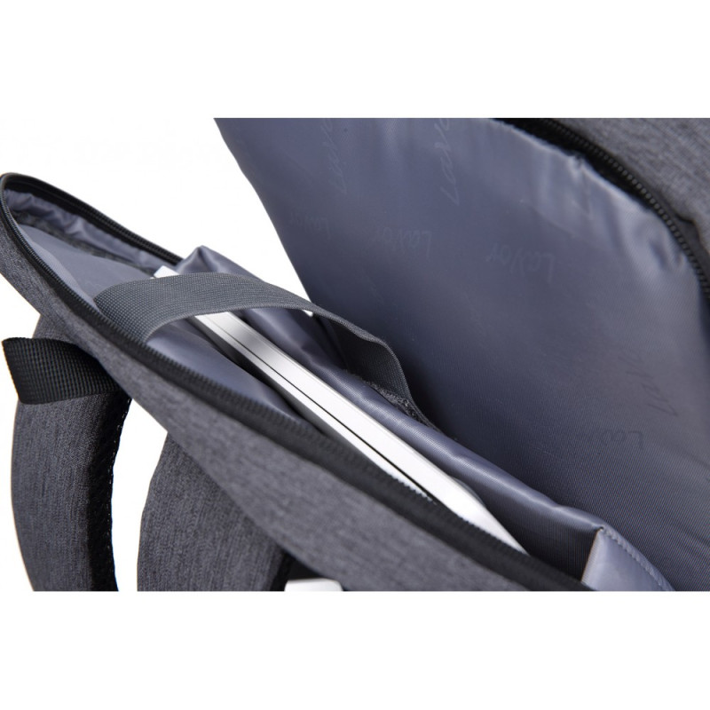 Lavor Ανδρικο Backpack Σακίδιο Πλάτης γκρι Lavor-701 grey - KalliopiSilver