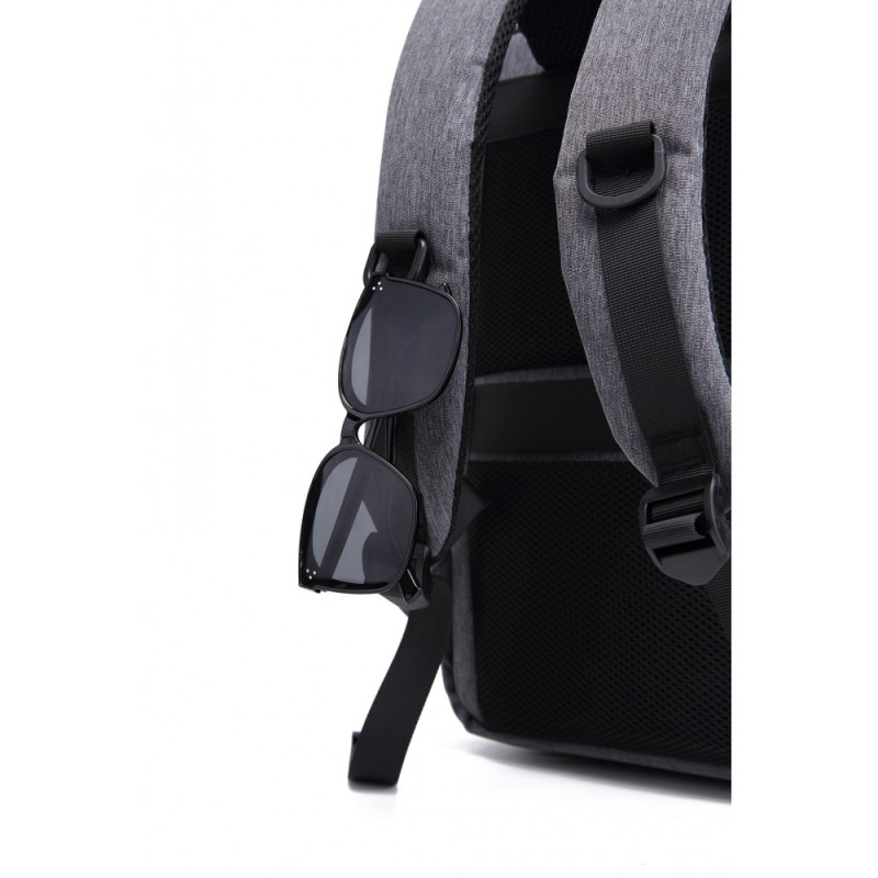 Lavor Ανδρικο Backpack Σακίδιο Πλάτης γκρι Lavor-701 grey - KalliopiSilver
