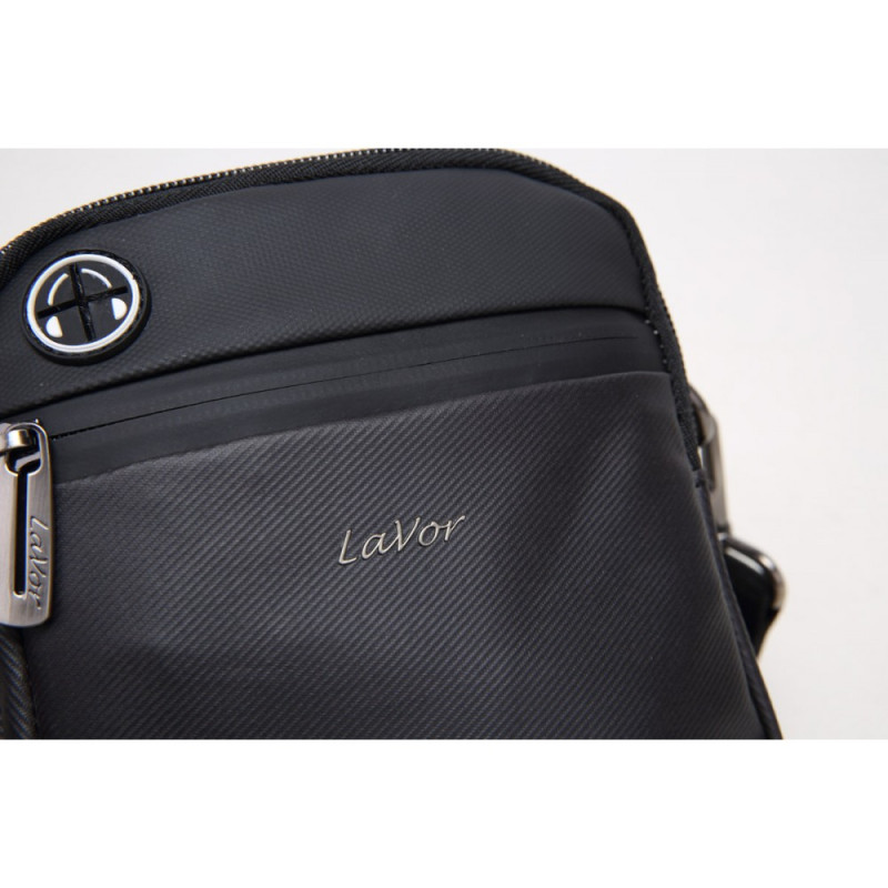 Lavor 709 Ανδρική Τσάντα Ώμου / Χιαστί σε μαυρο χρώμα - KalliopiSilver