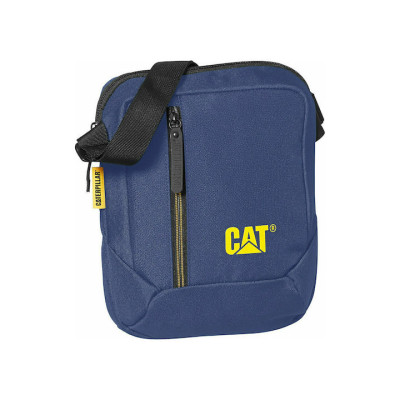 CAT Project Ανδρική Τσάντα Ώμου / Χιαστί σε Μπλε χρώμα 83614-184 - KalliopiSilver