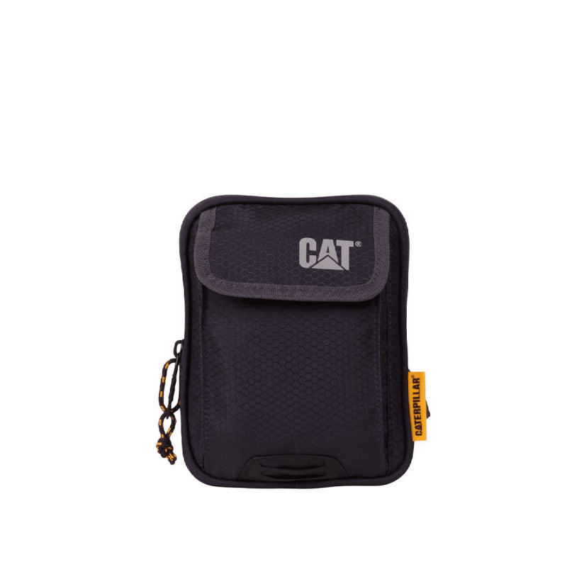 CAT Τσαντάκι ώμου Pollux Utility Bag Caterpillar χρώμα Dark Asphalt 84876-483 - KalliopiSilver