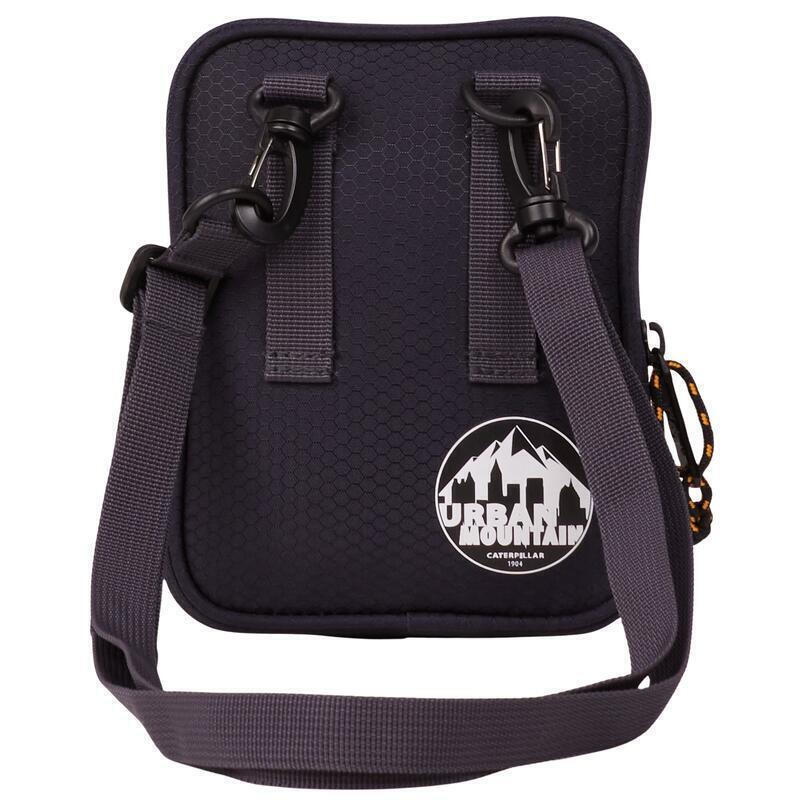 CAT Τσαντάκι ώμου Pollux Utility Bag Caterpillar χρώμα Dark Asphalt 84876-483 - KalliopiSilver