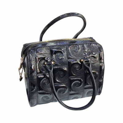 Τσάντα Χειρός Pierre Cardin Μαύρη από Eco Leather με αναγλυφο σχεδιο  8766-JULY14-black