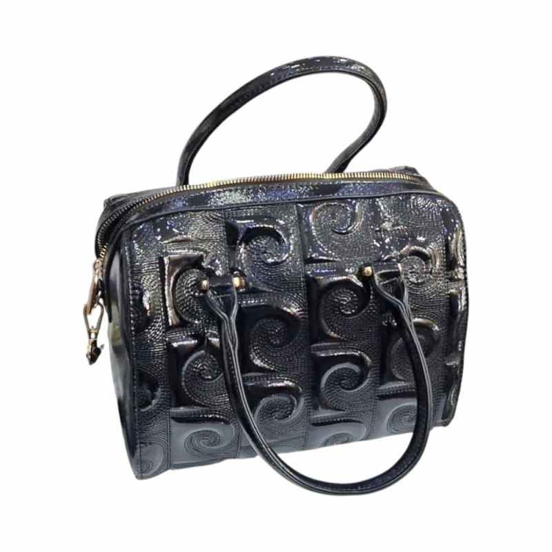 Τσάντα Χειρός Pierre Cardin Μαύρη από Eco Leather με αναγλυφο σχεδιο 8766-JULY14-black Τσάντα Χειρός Pierre Cardin Μαύρη από Eco Leather με αναγλυφο σχεδιο 8766-JULY14-black
