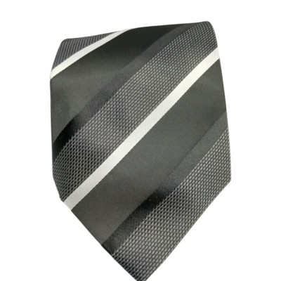 PIERRE CARDIN Σετ Δωρου SATIN SILK Γραβατα ριγε με Μανικετοκουμπα σε μαυρο γκρι χρωμα 90249-170 - KalliopiSilver PIERRE CARDIN Σετ Δωρου SATIN SILK Γραβατα ριγε με Μανικετοκουμπα σε μαυρο γκρι χρωμα 90249-170 - KalliopiSilver