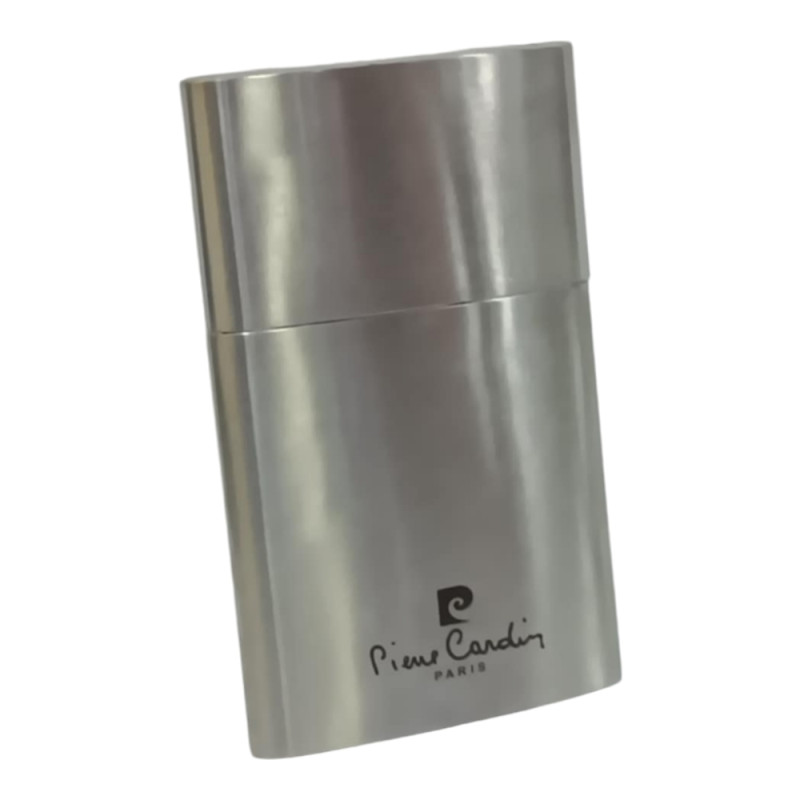 Μεταλλικη ταμπακιερα PIERRE CARDIN ορθια ασημι 11χ7x1,5cm 99120-300 - KalliopiSilver